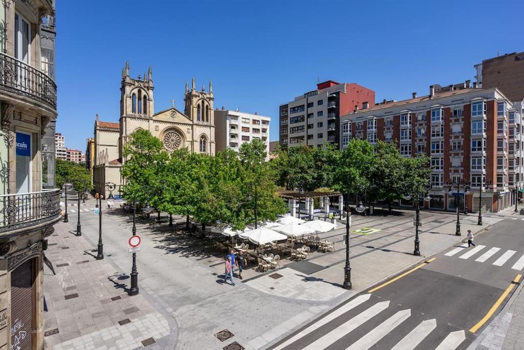 Apartamento La Joya Gijon Bagian luar foto